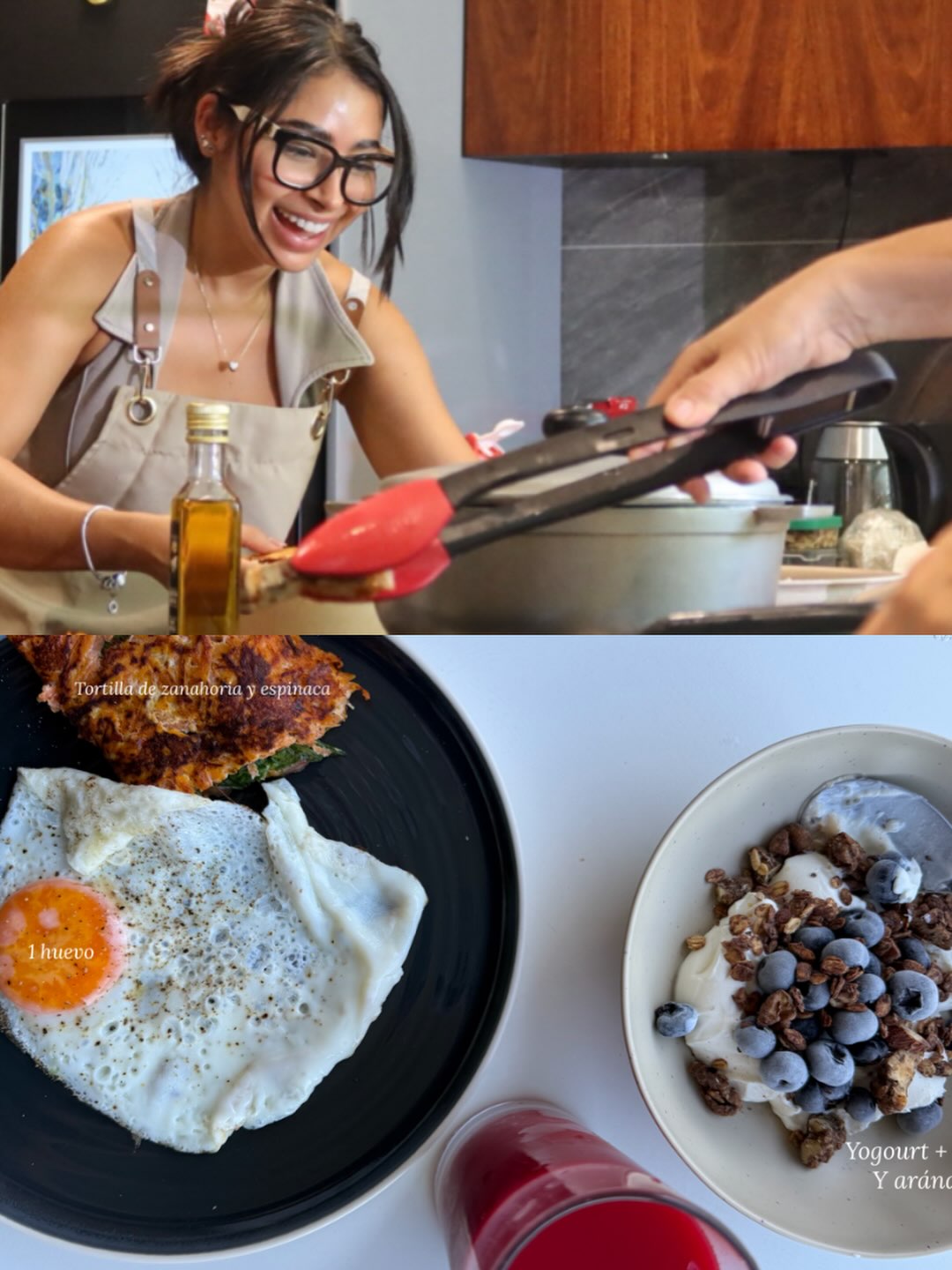 1. Yo también quería hacer el reto ehhh 😜 
2. Todo hay que decirlo pero al estilo Gourmet en casa si es posible jajaja 🤣 👩🏻‍🍳
3. Me encanta emplatar como si fuera a un restaurante y entre más colores tiene más me gusta! 
4. Te digo un secreto ? No necesitas ser nutricionista para saber esto. La variedad de colores en tus preparaciones psicológicamente no solo te anima a comer con más ganas sino que en nutrición indica presencia de fitonutrientes, variedad de vitaminas minerales y antioxidantes 🤌🏼🌿🥕🥒🫜
5. Estamos creando longevidad, energía, absorbiendo vitaminas y al tiempo disfrutando de los alimentos real. 
6. Para empezar hay que desaprender lo que nos han enseñado jajaj solo haz el experimento ! 7 días comiendo comida hecha por ti , no tiene que ser perfecto, solo debe sentirte fresco y natural. 
7. En mi biografía te dejo el link de mi recetario online 👩🏻‍🍳donde te comparto paso a paso algunas de mis recetas favoritas 
8. Hace poco leí en un libro una práctica de escribir ✍🏼 que comes por 21 días, se descriptivo con tu objetivo (ahorrar dinero- mejorar tu alimentación - reducir peso- crean consciencia en la comida - solo diversión ). 
Lo que no se mide es difícil de ajustar. 
Esa práctica en todas las áreas de tu vida 😅 
9. Sobra decir que el facto no es solo en los alimentos 😂 12
