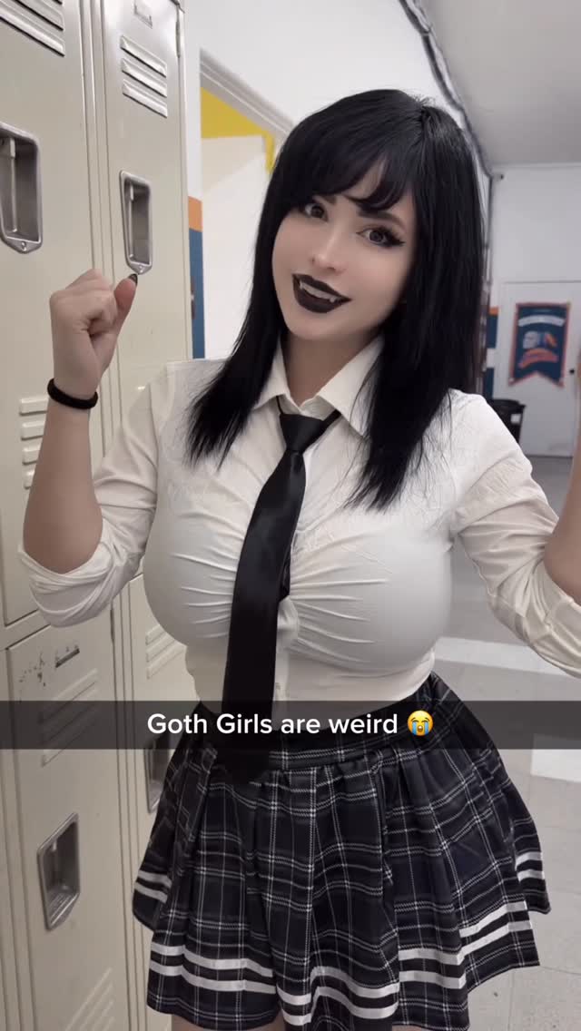 So that’s a yes question mark

#goth #gothgirl #lol porn video - Secreto Mio