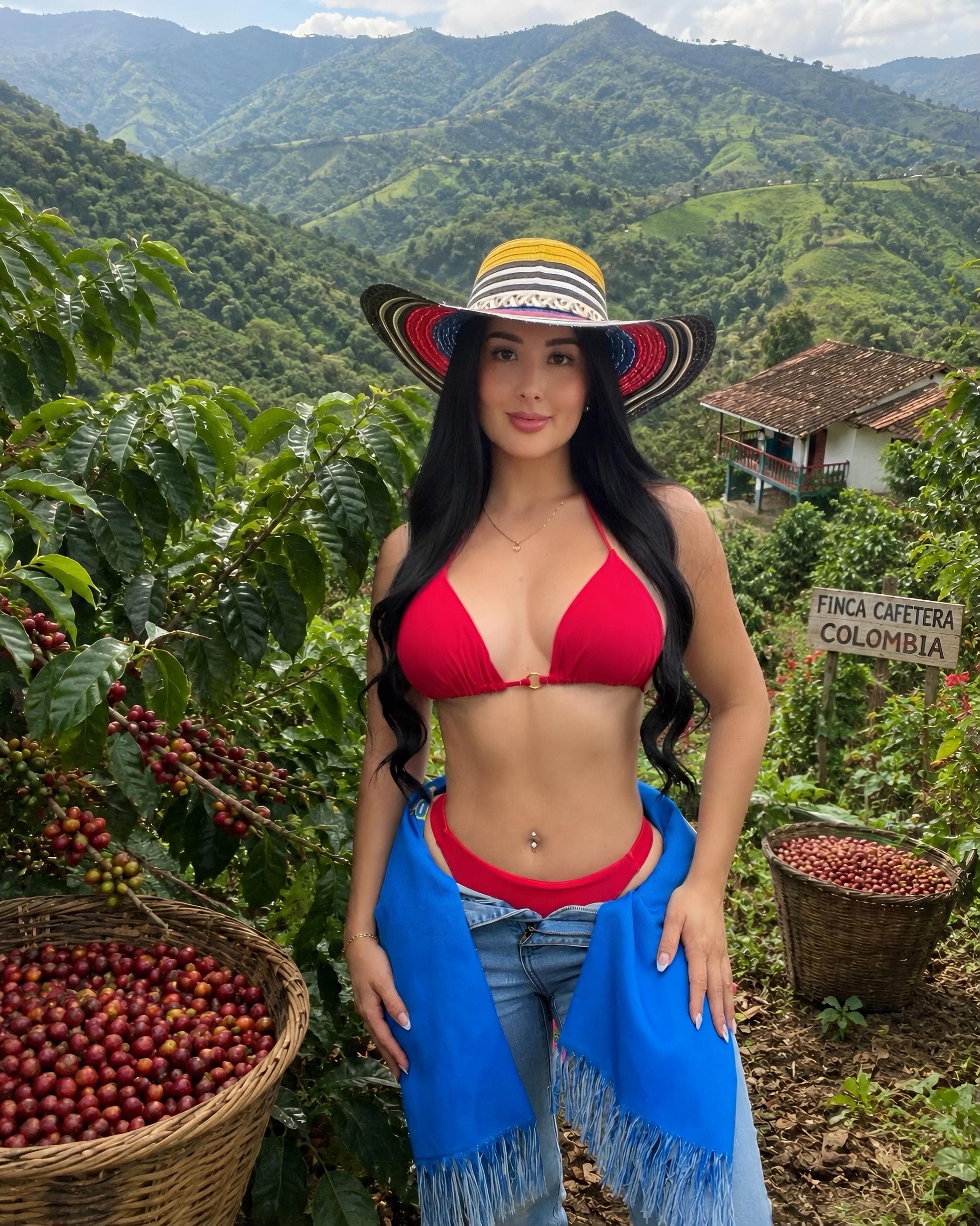 Cuál es el marcador de hoy? Con el corazón amarillo, azul y rojo.🇨🇴☕️✨
#vamoscolombia #equipocafetero #orgullocolombiano - Beautiful Latina Video - Secreto Mio Perfect Latina