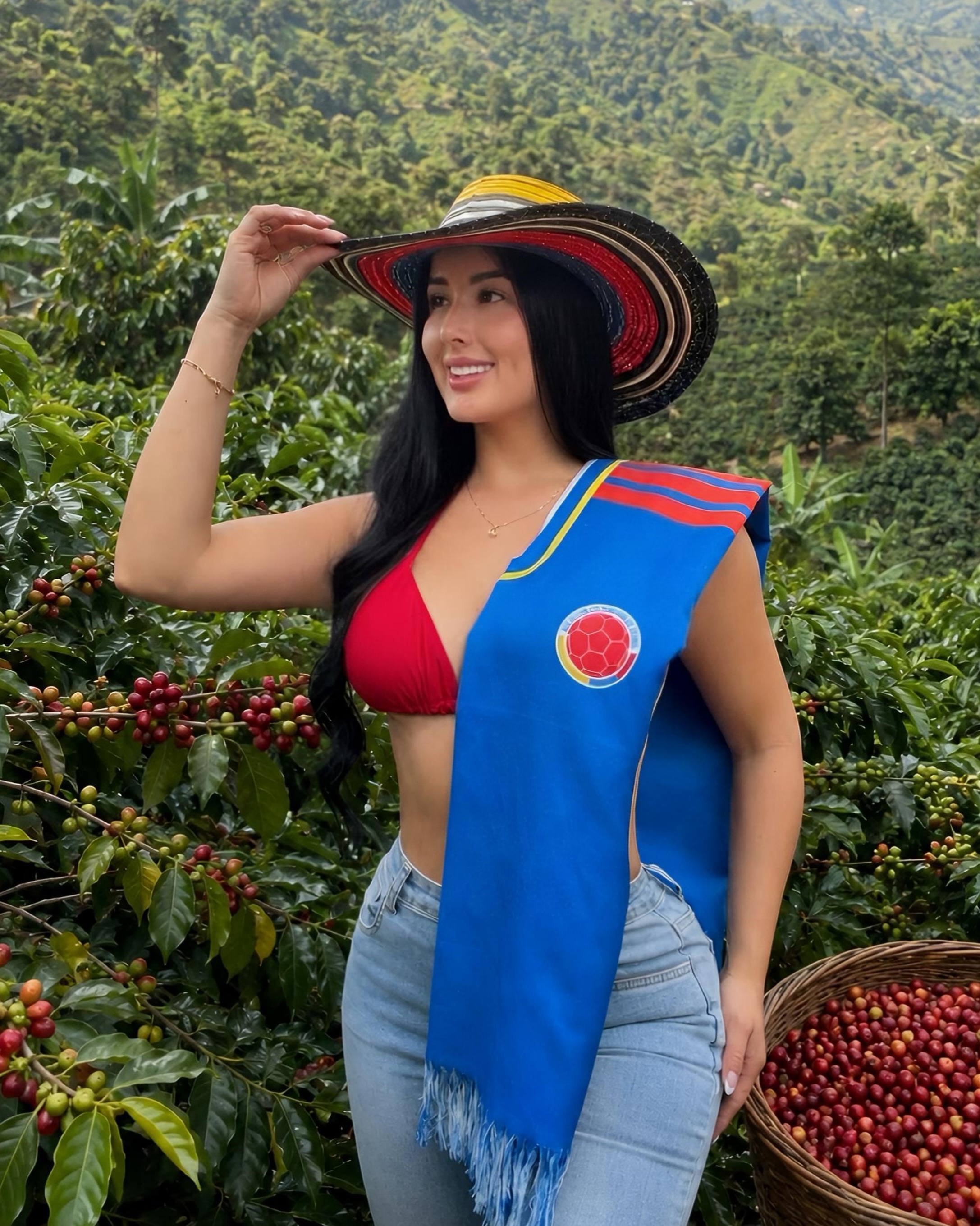 Cuál es el marcador de hoy? Con el corazón amarillo, azul y rojo.🇨🇴☕️✨
#vamoscolombia #equipocafetero #orgullocolombiano 4
