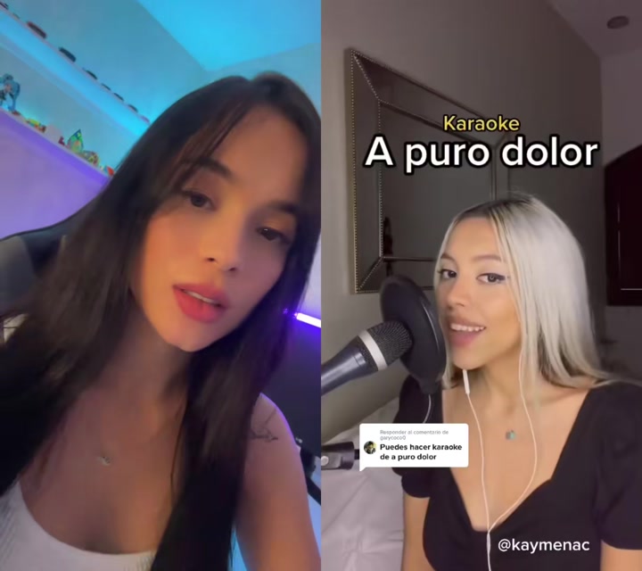 #dúo con  #CantaConmigo es la primera vez que subo un video cantando 😊 que tal lo hice ? 🤪❤️ porn video - Secreto Mio