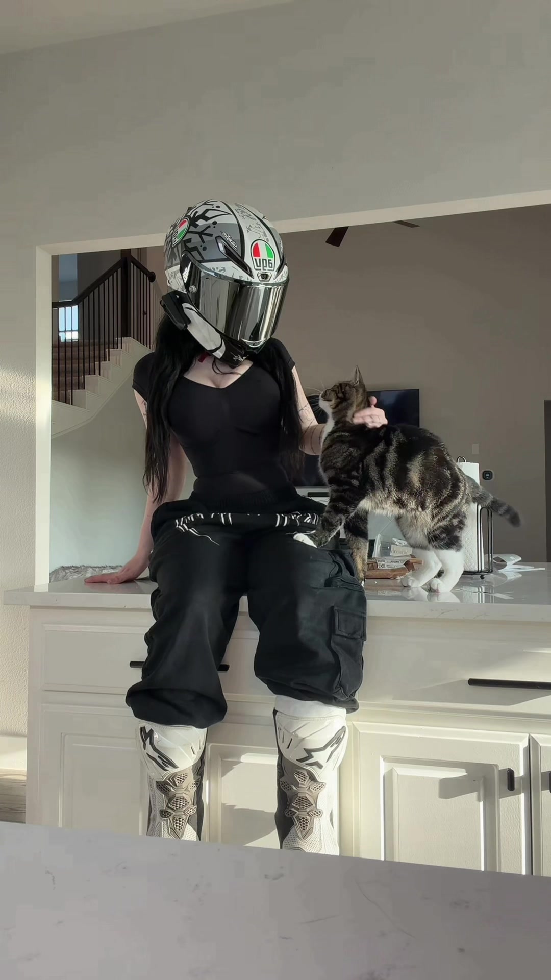 lil draft with Miko🤍 #fyp #biker #viral