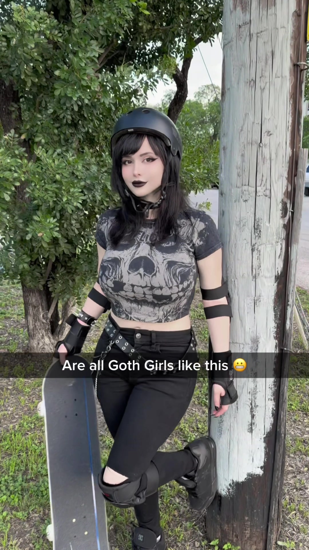 How I react when someone says “it’s not goth” lol #goth #gothgirl #lol